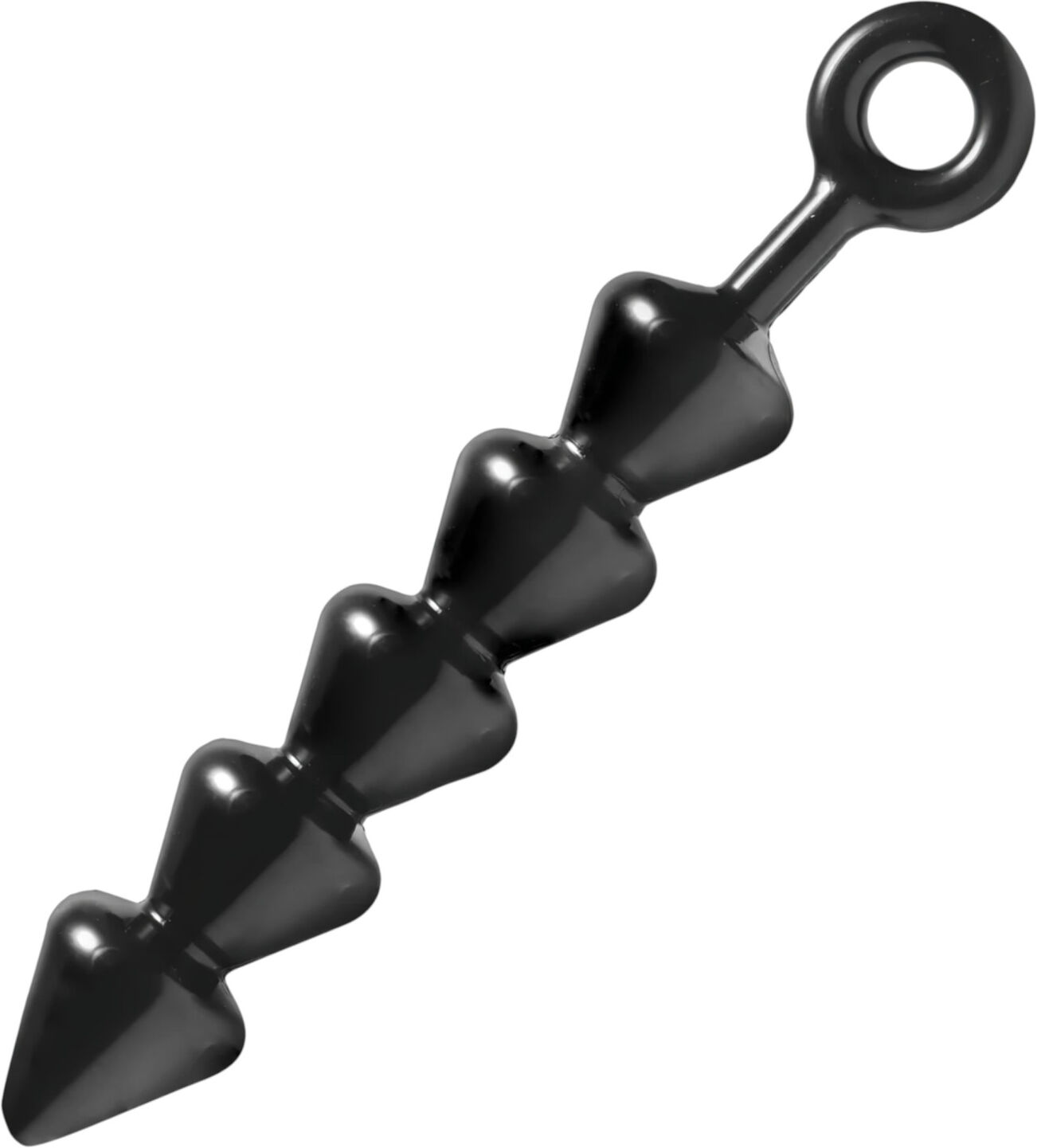 Xr Brands - Spades - Perlekædet Analdildo (Sort)