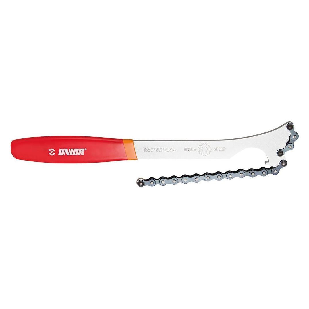 Unior 1659/2DP-US Kettenpeitsche, Singlespeed, red (5290739)