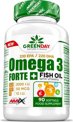Amix greenday Omega 3 Forte+ 90 Perlas