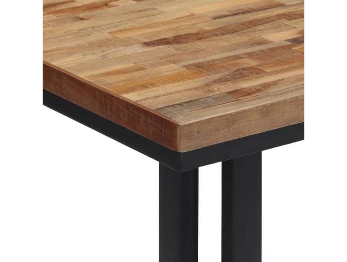 Table cuisine CLOUD Brun Table basse - Utilisation Polyvalente - 55x55x40 cm teck de récupération massif tt47