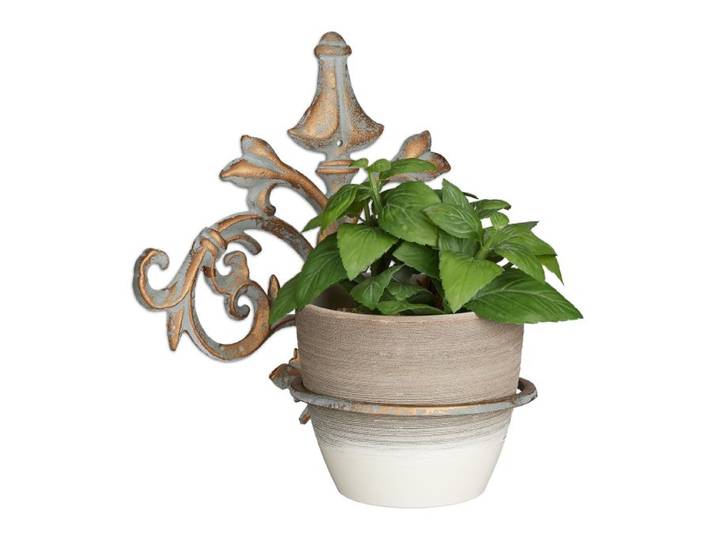 Relaxdays Wand Blumenhalter Barock