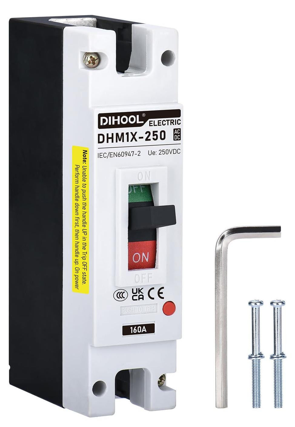 Selius 160A PV MCCB DC Disconnect Switch voor zonnestelsels