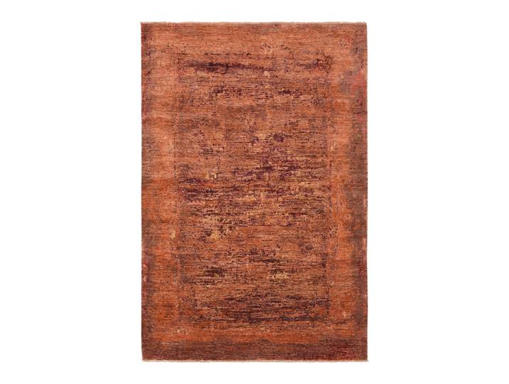moderner Orientteppich Roya, Edition, bunt, Schurwolle/Seide/