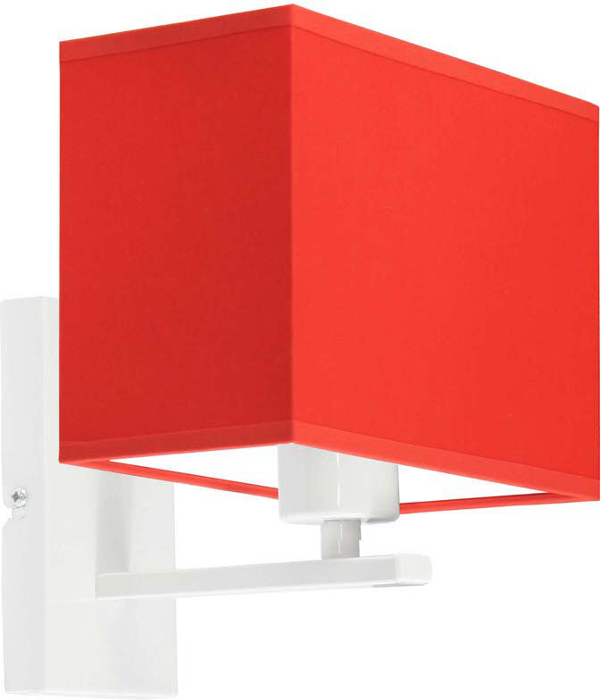 17 Stories Asavira Armed Sconce Red/White