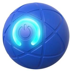Uplifted Goods Automatic Rolling Dog Toy Ball Rechargeable Interactive Pet Toy blue 2.05in