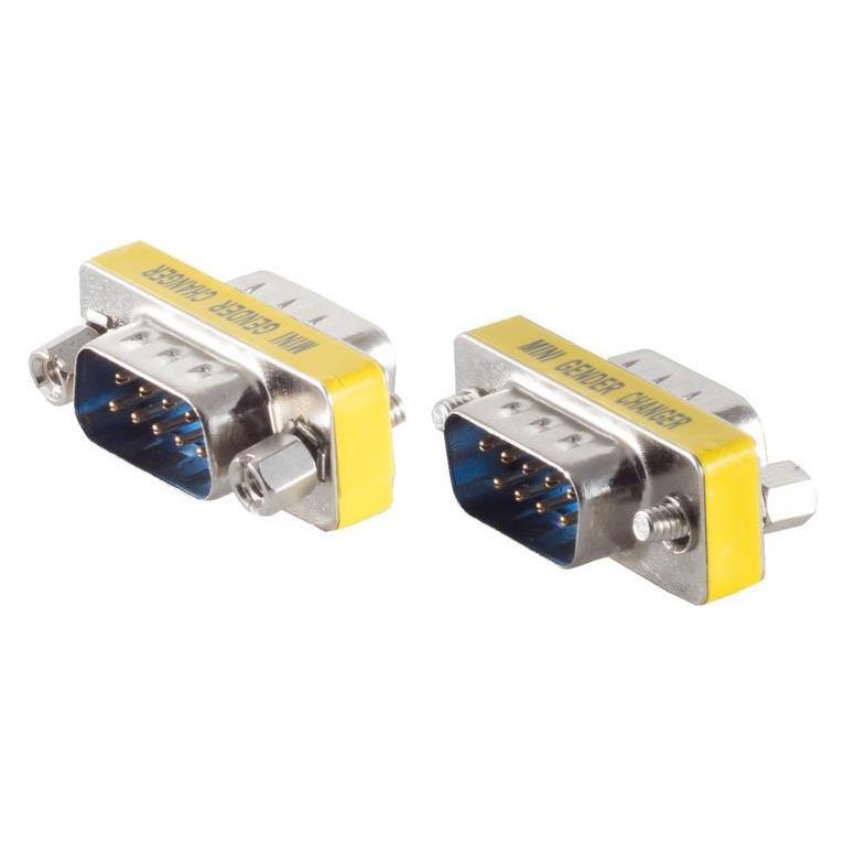 Shiverpeaks -BASIC-S--Gender Changer, 2 x 9-pol. SUB-D-Stecker (BS78253)