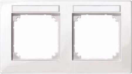 Merten Cadre M-PLAN 2f. inscriptible, horizontal 514219 (514219)