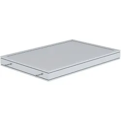 Munk Plattform Aluminium geriffelt - 632101