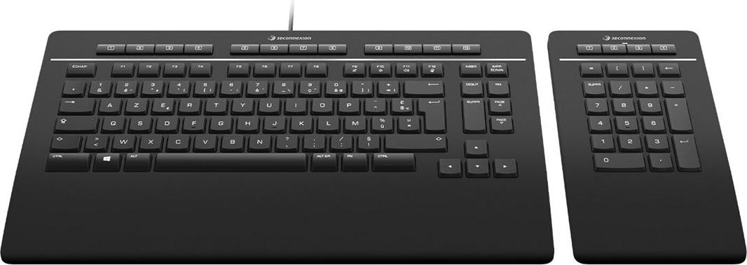 3Dconnexion Keyboard Pro met numeriek toetsenblok, US-International (QWERTY)