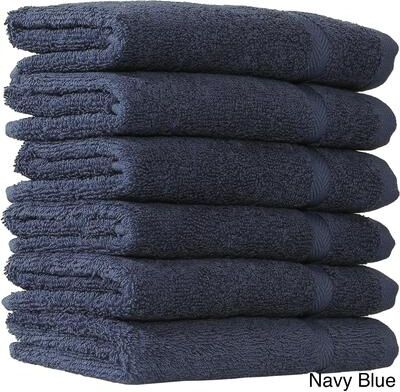 Authentic Hotel and Spa Omni Turkish Cotton Terry Washcloths (Set of 6)