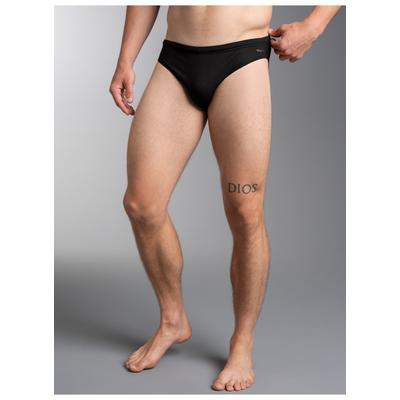 Badehose TRIGEMA "TRIGEMA Badehose", Herren, Gr. L, US-Größen, schwarz, Elasthan, Polyester, Badehosen Badehose