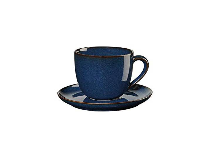 ASA Tasse und Untertasse, saisons Kollektion, Farbe: Blau-Grau, Steinzeug, 0,23L