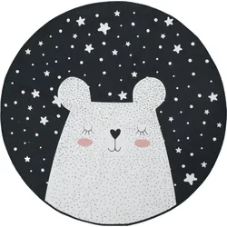 Kinderteppich WONDERLAND - Bär - Rund - 120cm