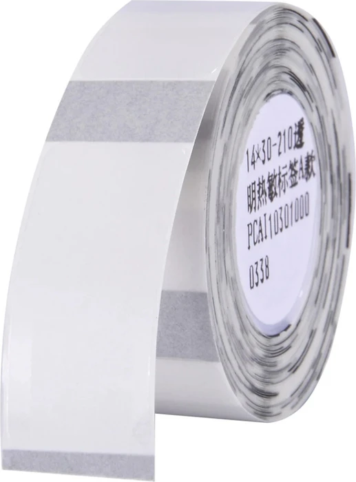 Niimbot Etiketten EP 14x30 mm 210 Stück transparent für D11 und D110, 210 Stück