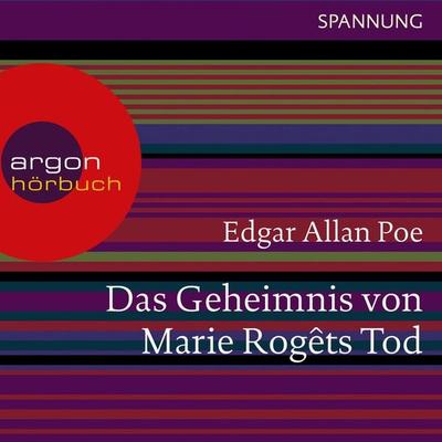 Das Geheimnis von Marie Rogêts Tod - Edgar Allan Poe, Audio, 9783732400164