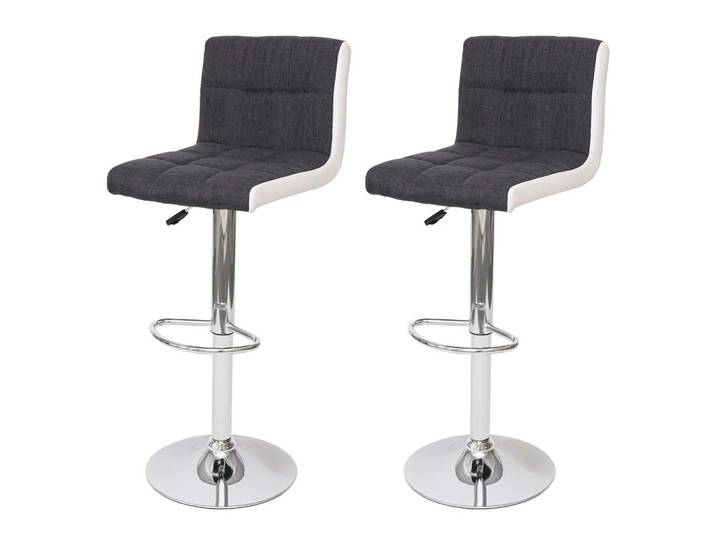 BARHOCKER Anthrazit 2er-Set