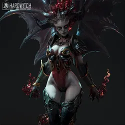 Manakane Succubus Queen von HardWitch-Games 1:12 SFW