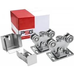 Paris Saint Germain Satz Laufwagen 60.00P.70 für Schiebetore für Schiene 70x70x4 mm, Serverschrank Zubehör