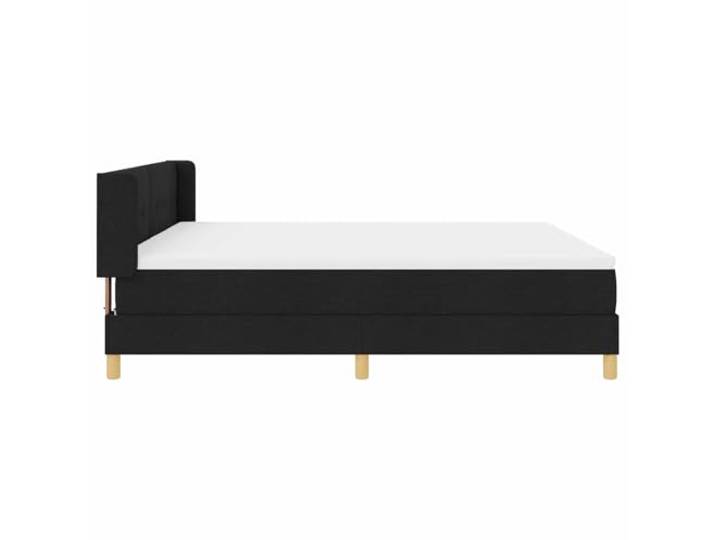 KTHLBRH Doppelbett 180 x 200 schwarz mit Kopfteil Lattenrost, massives Kiefernholz, verstellbares Kopfteil, 2 Stufen, 280 kg