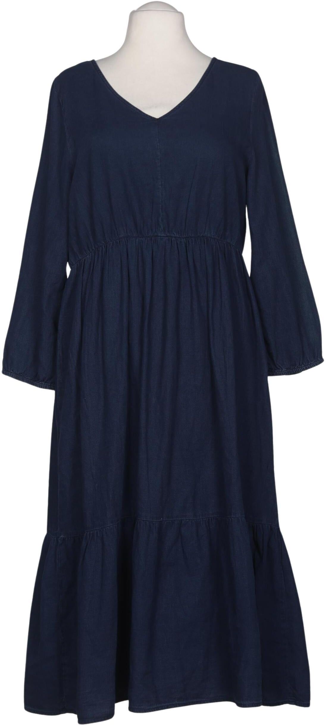 violeta by Mango Damen Kleid, Marineblau, Gr. XL, Baumwolle - Second Hand
