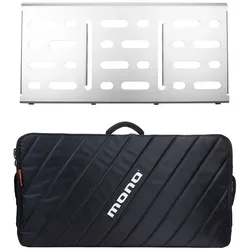 Mono Large Silver inkl. Pro V2 Bag - Pedalboard