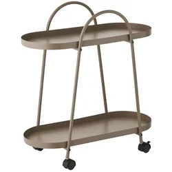 Servierwagen Empoll Stahl Braun