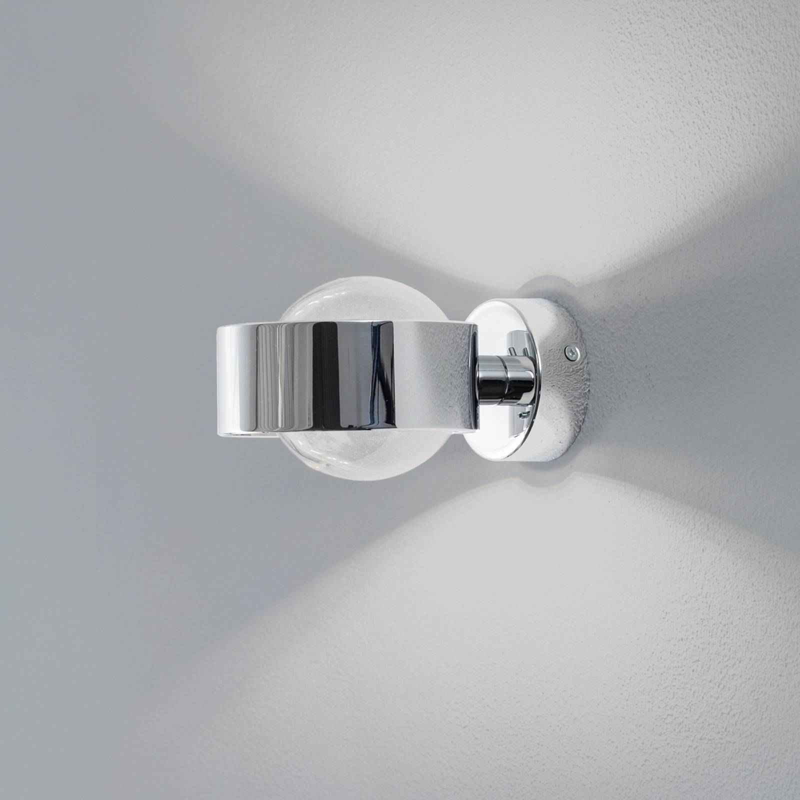 Deckenlampe Mado Argon, dimmbar, chrom / silber, für Badezimmer, Metall, Modern, Deckenlampe