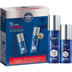 Nivea Men, Beauty Geschenkset, ANTI-AGE POWER Set - Serum & Feuchtigkeitspflege (Gesichtspflege Set)
