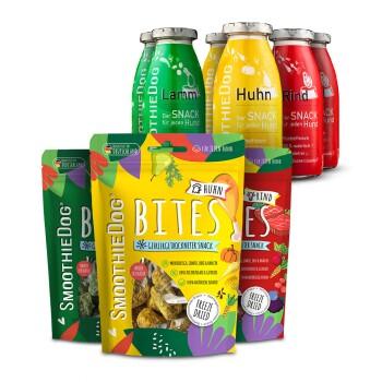 SmoothieDog Klassik 6x 250ml + Bites Klassik 3x 40g