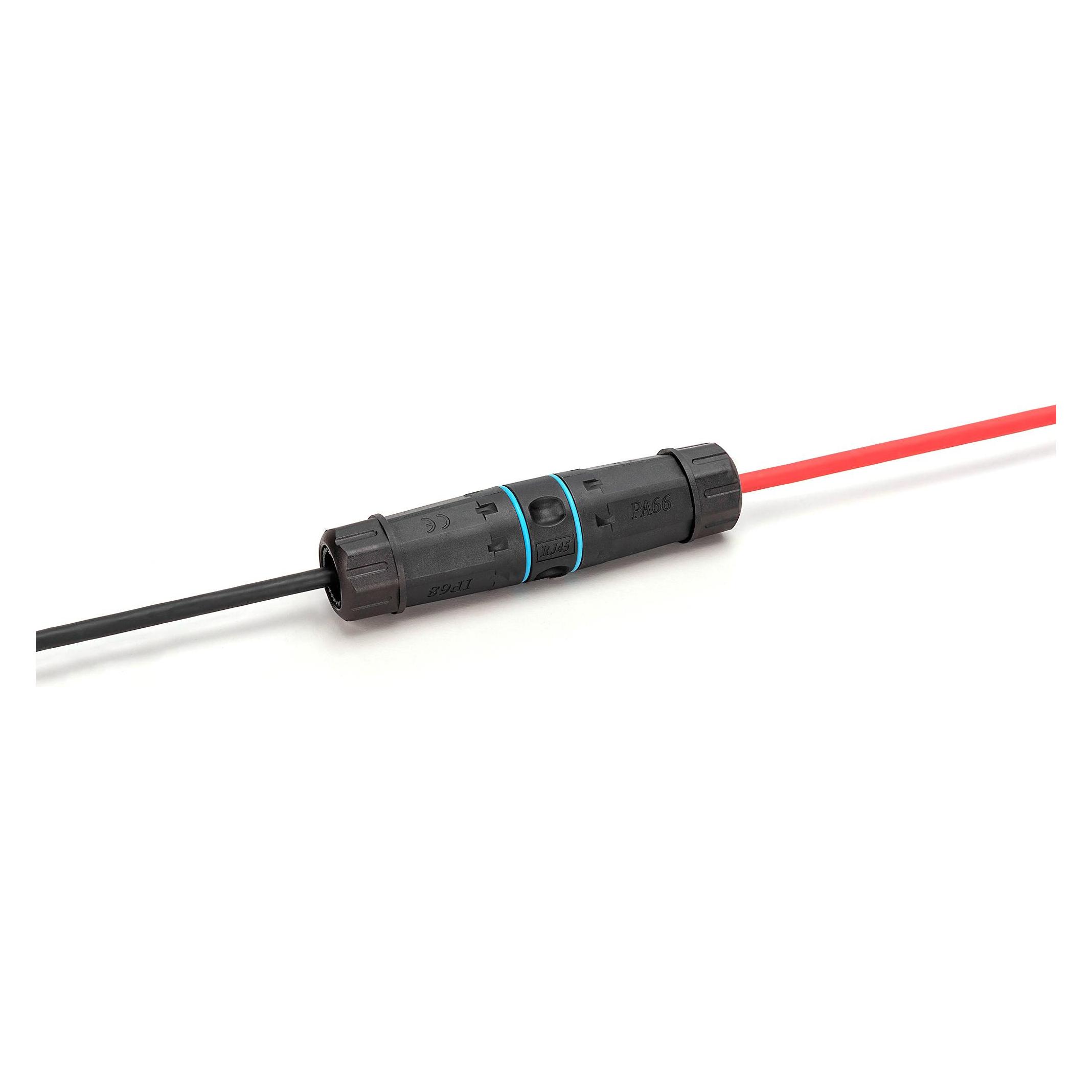 Digitus CAT 6A Aussenanschluss, Schutzart IP68 RJ45 zu RJ45 Verbindung (Netzwerk Kupplung) (DN-93905-OD)