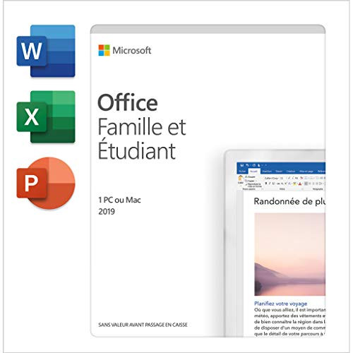 Microsoft Office 2019 Home and Student voor 1 pc (Windows 10) of Mac