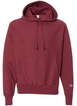 Champion S1051 Reverse Weave Hooded Sweatshirt in Cardinal size Small S101