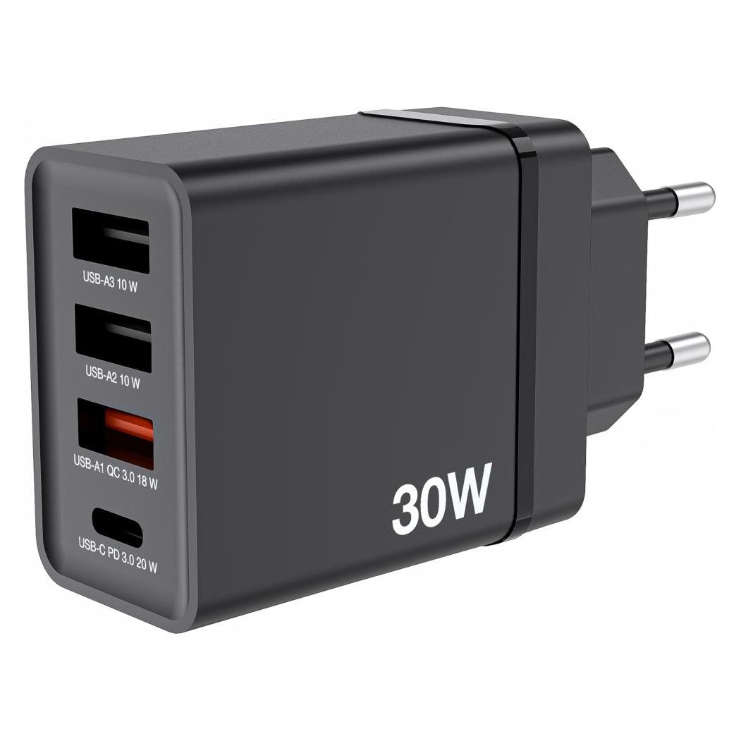 Verbatim Charger (30 W, 4 Ports) (49700)