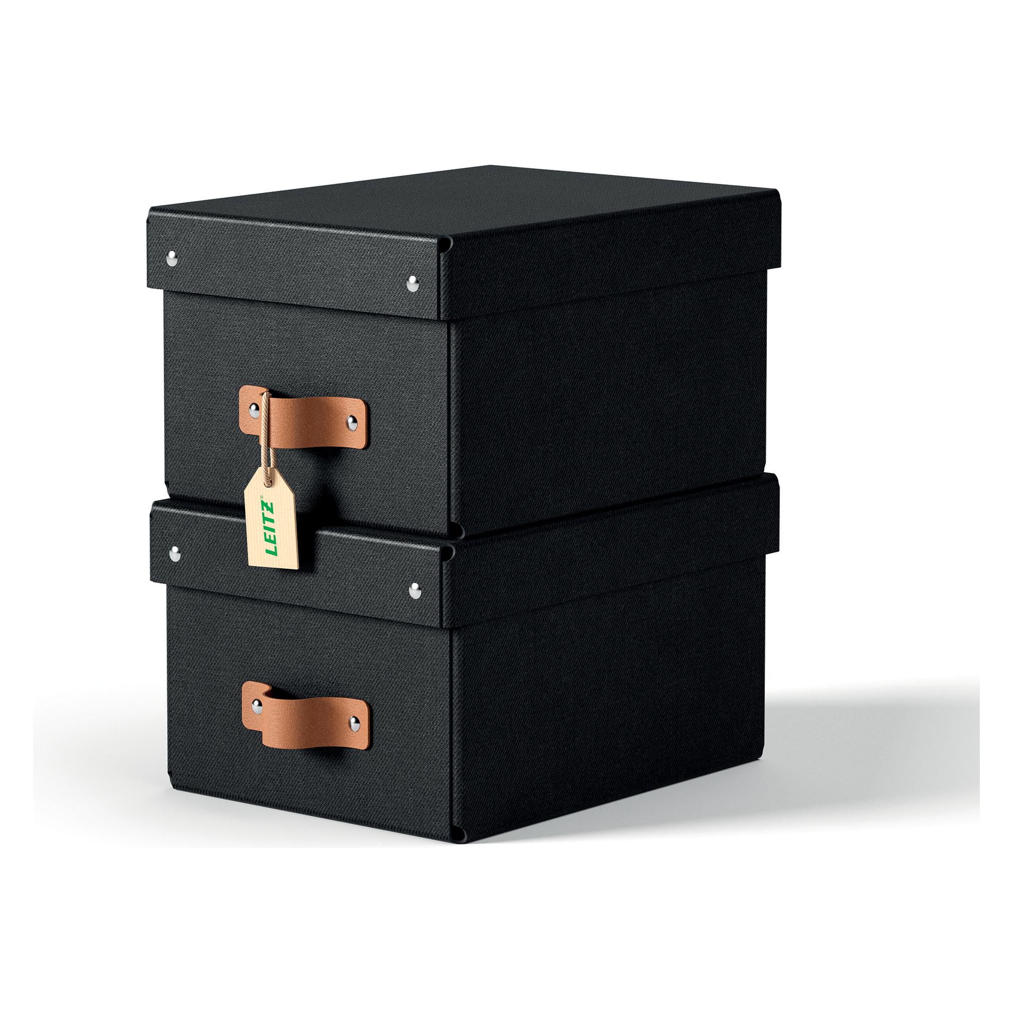Leitz Archivbox Puro Recyclingkarton Klein mit Deckel (A5) (61470095)