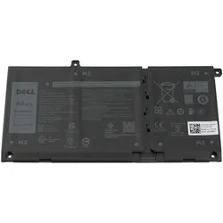 Dell 40Wh Lithium Ion battery for (3 Zellen, 3600 mAh), Notebook Akku, Schwarz