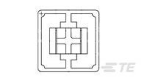 TE Connectivity 1571384-4 Tastkappe Schwarz Package