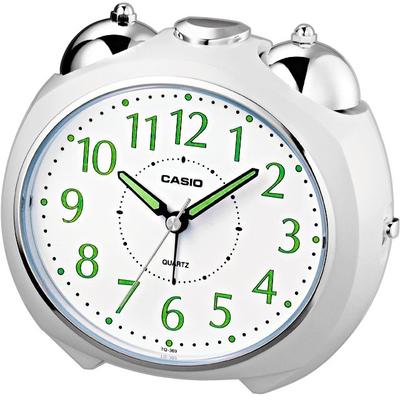 Quarzwecker CASIO "TQ-369-7EF", silber (silberfarben), Wecker, Wecker, Beleuchtung, Schlummerfunktion, Geschenkidee, Schlafzimmer