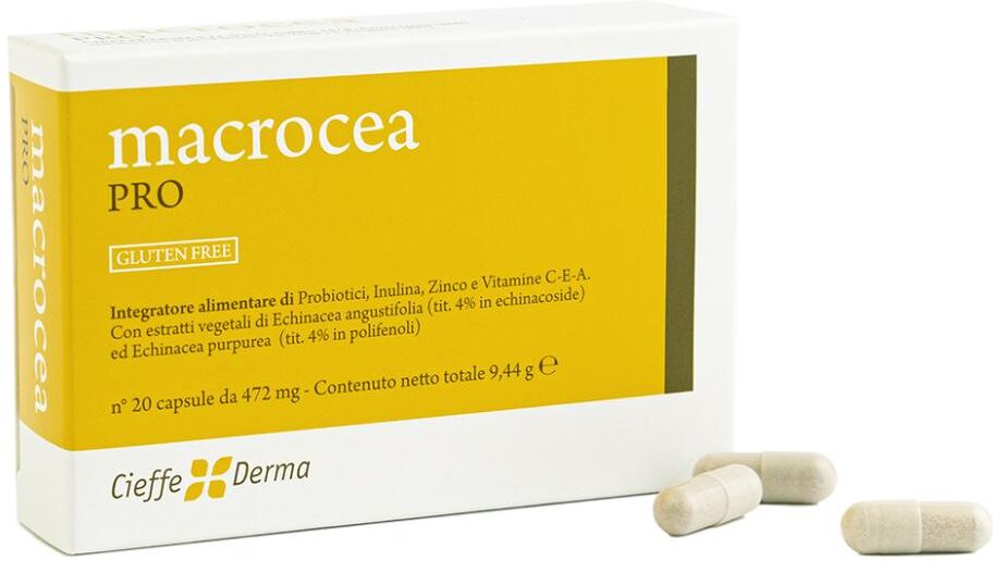 CIEFFE DERMA Srl Cieffe Derma, Macrocea Pro, 20 Capsule