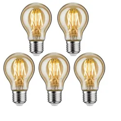 Paulmann 5147 Vintage Edition Standard 230V LED Birne E27 5x500lm 5x4,7W 2500K Gold