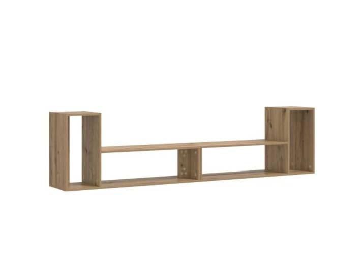 hliofuir TV-Schrank 100x30x50 cm Fernsehtisch Artisan-Eiche Holzwerkstoff Vielseitiges Lowboard für Schlafzimmer und Wohnbereich, bietet geordnete Medienablage und ein klares Design.