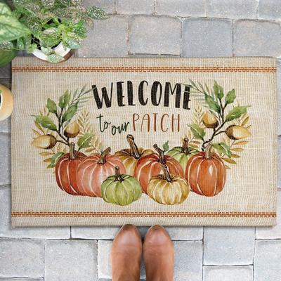 Laural Home Welcome to our Patch Outdoor Door Mat