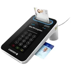 Cherry eHealth Terminal ST-1506 (Ethernet, USB, USB-C), Speicherkartenlesegerät, Weiss