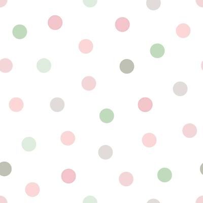 Chesapeake Jubilee Pink Dots Wallpaper - 20.9 x 396 x 0.025
