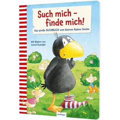 Der kleine Rabe Socke: Such mich – finde mich!, Gebundene Ausgabe von Nele Moost, Esslinger in der Thienemann-Esslinger Verlag GmbH, 978-3-480-24170-5