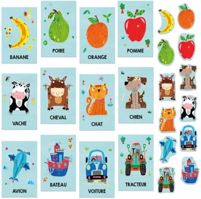 Baby Flashcards Montessori - Headu