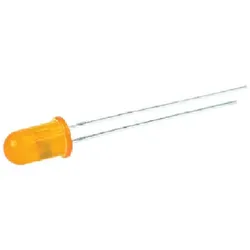 Kingbright Low Current LED, 5mm, gelb