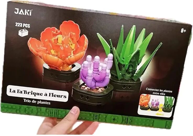 La Fa'Brique à Fleurs : Trio de plantes 223 pcs - JAKI