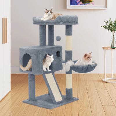 Drop Dash Deals Multi Level Cat Tree Activity Center With Scratching Posts & Condo For Playful Kittens Multi Level Cat Tree Activity Center With Scratching Posts & Condo For Playful Kittens