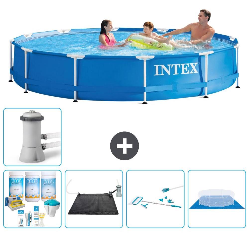 Frame Pool Rund - 366x76 cm - 6-teilig S21004