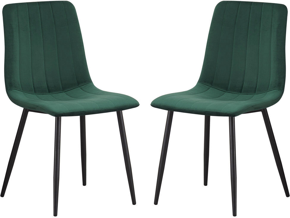 Fairmont Park Ashlee Upholstered Dining Chair Green 89cm H X 49cm W X 52cm D